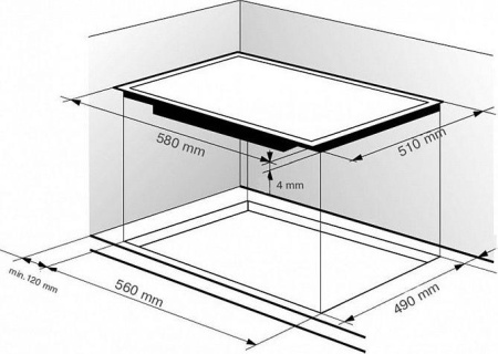 Варочная поверхность Zigmund & Shtain CNS 149.60 BX