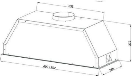 Кухонная вытяжка Zigmund & Shtain K 011.5 W
