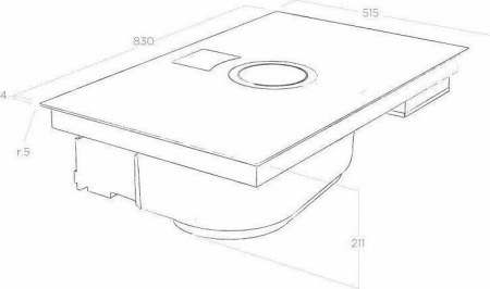 Варочная поверхность Elica NIKOLATESLA SWITCH BL/A/83