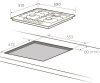Варочная поверхность Midea MG685TGW