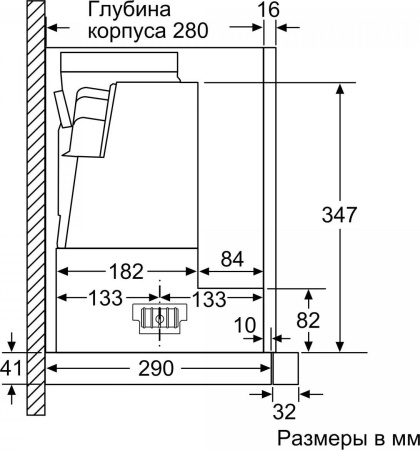 Кухонная вытяжка Neff D46PU54X1