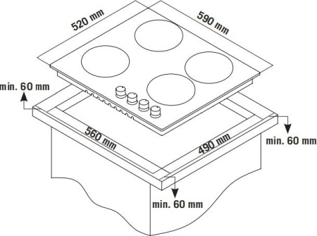 Варочная поверхность Zigmund & Shtain M 21.6 B