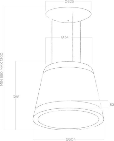 Кухонная вытяжка Elica Summilux Copper/F/50