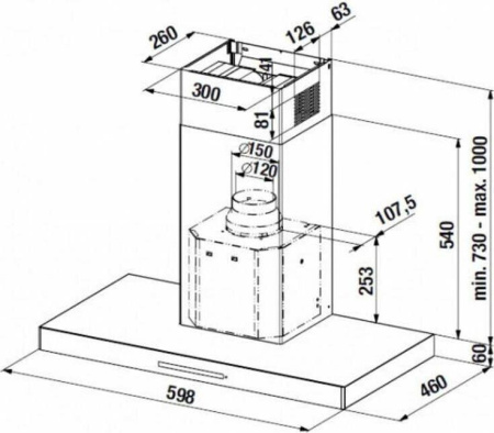 Кухонная вытяжка Kuppersbusch DW 6340.0 E