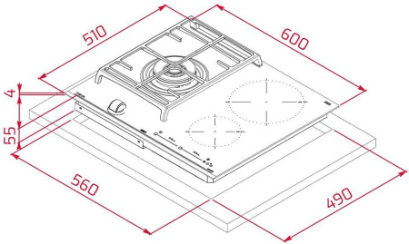 Варочная поверхность Teka JZC 63312 ABN