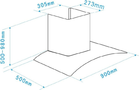 Кухонная вытяжка Zigmund & Shtain K 266.91 S