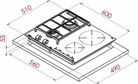 Варочная поверхность Teka JZC 64322 ABN