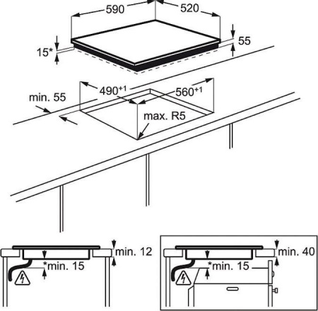 Варочная поверхность Electrolux EHD 60020 P