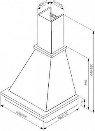 Кухонная вытяжка Best Foresta 580