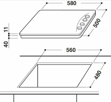 Варочная поверхность Whirlpool AKM 516JA