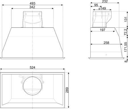 Кухонная вытяжка Smeg KSEG5-1