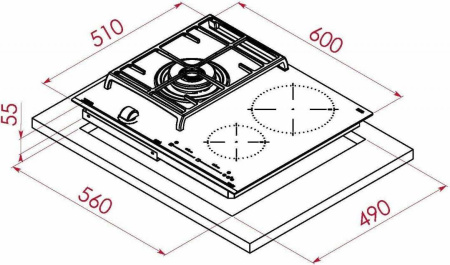 Варочная поверхность Teka JZC 63312 ABN