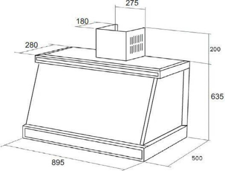 Кухонная вытяжка Kuppersberg T 969 ANT