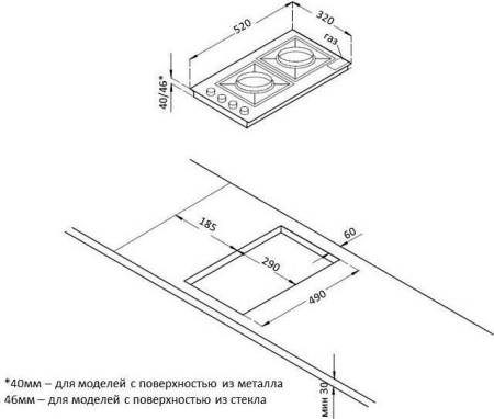 Варочная поверхность Korting HGG 3825 CW