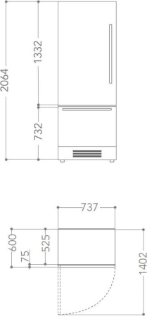 Холодильник KitchenAid KCZCX 20750L