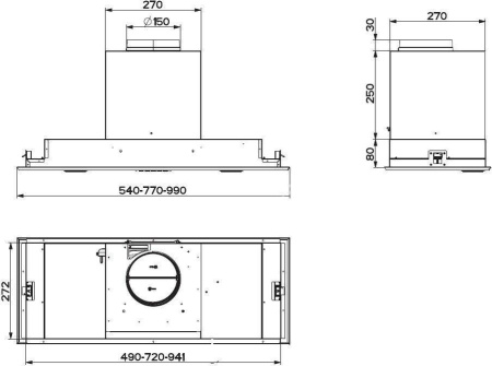 Кухонная вытяжка Faber Victory 2.0 X A54