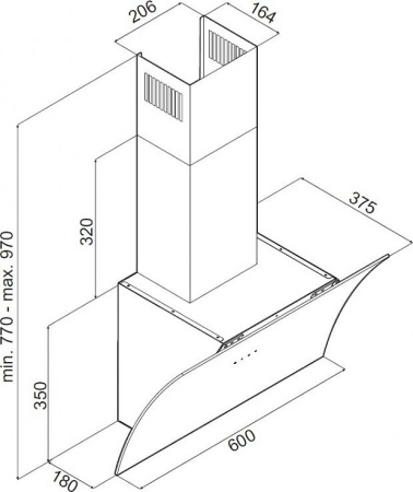 Кухонная вытяжка Maunfeld Blast 60