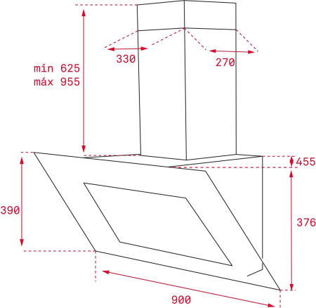 Кухонная вытяжка Teka DLV 985 London Brick Urb