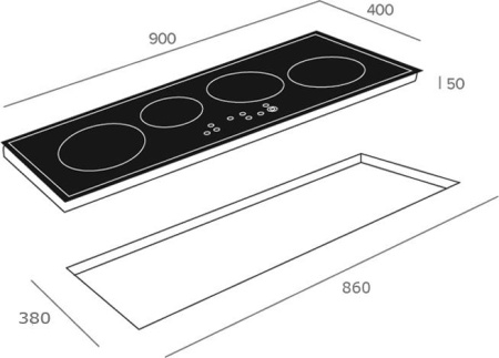 Варочная поверхность Teka IR 9400 HS