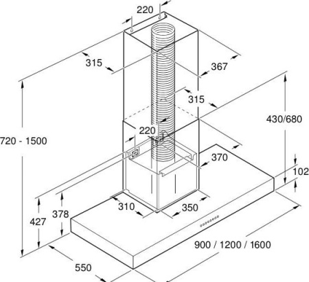 Кухонная вытяжка Gaggenau AW 442190