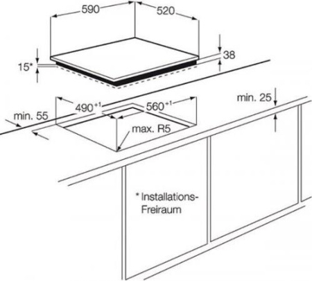 Варочная поверхность Electrolux EHF 96140 FK