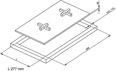 Варочная поверхность Korting HGG 382 CTW