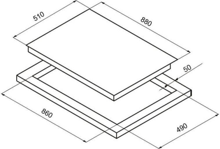 Варочная поверхность Korting HK 93551 B