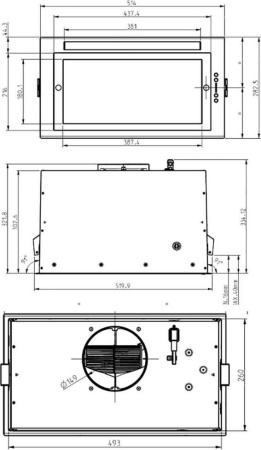 Кухонная вытяжка Elica Lane MBL/A/52