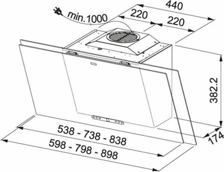 Кухонная вытяжка Franke Fma 2.0 907 Bk/gr