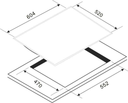 Варочная поверхность Zigmund & Shtain MN 84.61 S