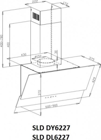 Кухонная вытяжка Schaub Lorenz SLD DL6227