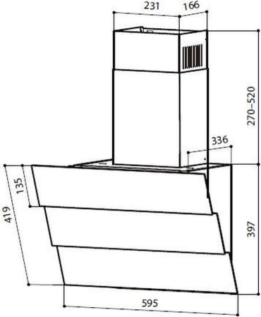 Кухонная вытяжка LEX RIO G 600