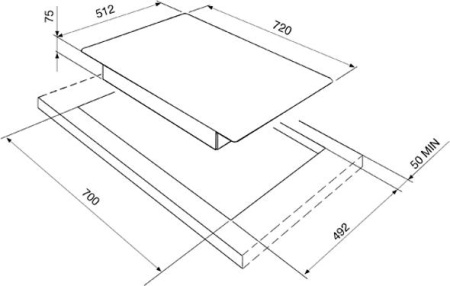 Варочная поверхность Smeg PGF75-4