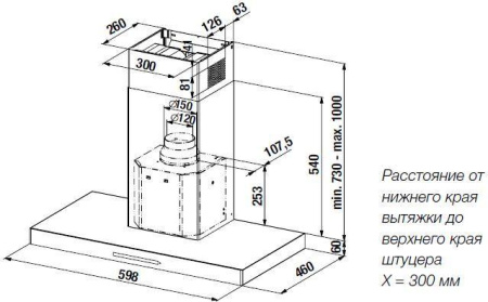 Кухонная вытяжка Kuppersbusch DW 6340.0 E