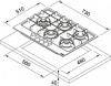 Варочная поверхность Franke FHMA 755 4G DCL OA C