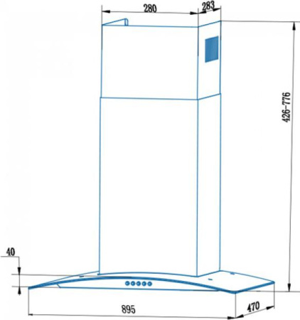 Кухонная вытяжка Cata CG5-T900 X