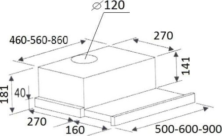 Кухонная вытяжка Kuppersberg Slimlux II 90