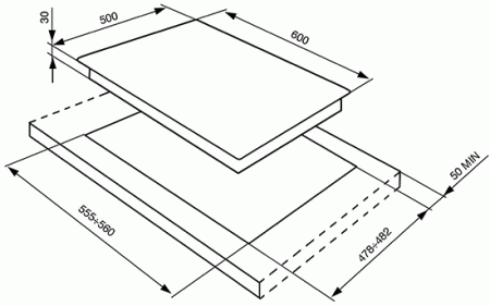 Варочная поверхность Smeg SR764BS