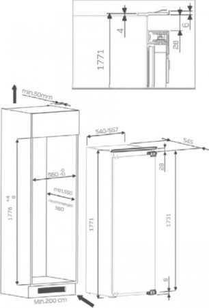 Холодильник KitchenAid KCBNS 18602
