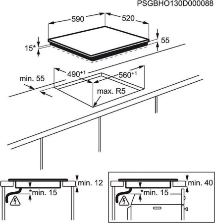 Варочная поверхность Electrolux EHD 96740FK