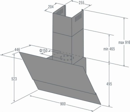 Кухонная вытяжка Gorenje GHV 93B