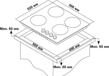 Варочная поверхность Novex ND 6020 B