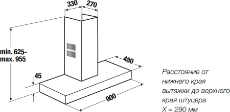 Кухонная вытяжка Kuppersbusch DW 9350.0 E