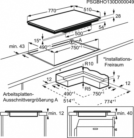 Варочная поверхность Electrolux EHD 8740 IOK
